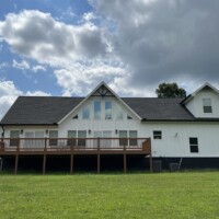 Large residential home with tinted windows
